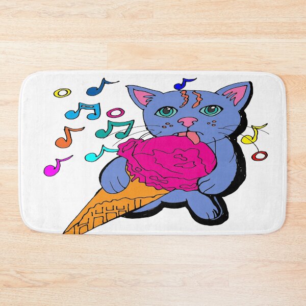Item preview, Cute Cat Ice Cream : Funny Sweet Cat designed and sold by Assla ⭐⭐⭐⭐⭐.