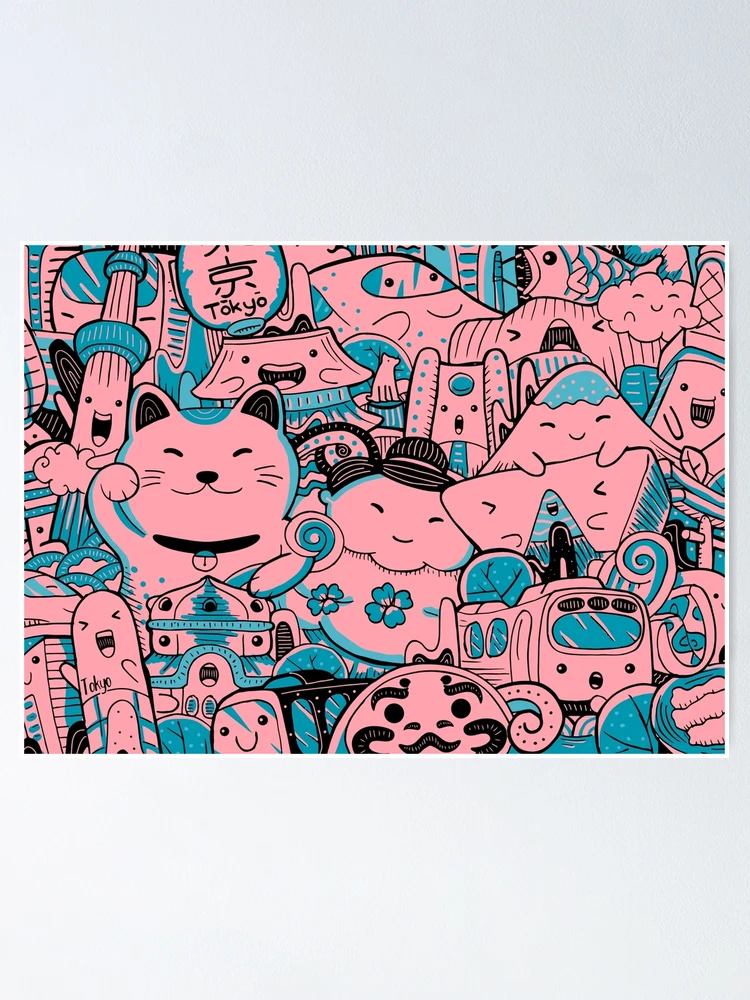 Thumbnail 1 of 3, Poster, Tokyo designed and sold by by-RK.
