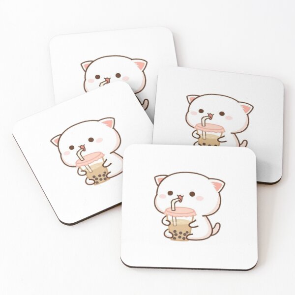 Item preview, Little Kitty Sipping Tea designed and sold by YourCatNeeds.