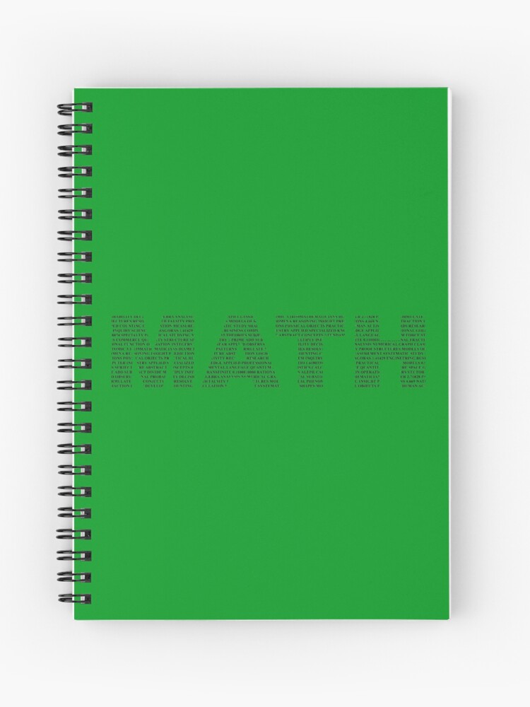 Math Notebook, Mathematics is the cheapest science Spiral Notebook for  Sale by Demétrio Creativity