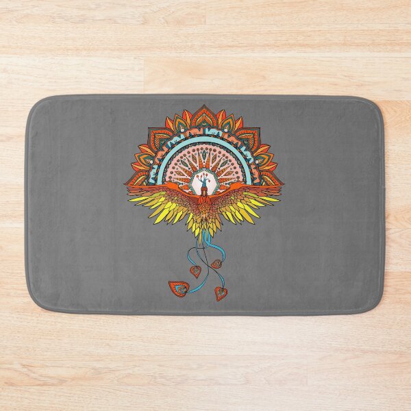 Item preview, Phoenix Fire Bird Mandala designed and sold by girlunited17.