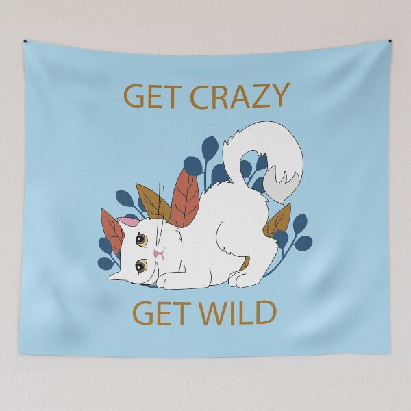 Item preview, Get Crazy Get WILD Cat in Garden  designed and sold by SGS-.