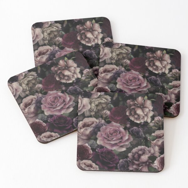 Item preview, Vintage Roses In Burgundy And Pink Summertime Botanical Garden Flowers Blooms designed and sold by IZiets.
