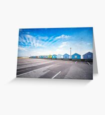 Beach Huts Greeting Card