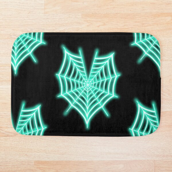 Item preview, Corazón de telaraña de menta neón designed and sold by ItsChillJill.