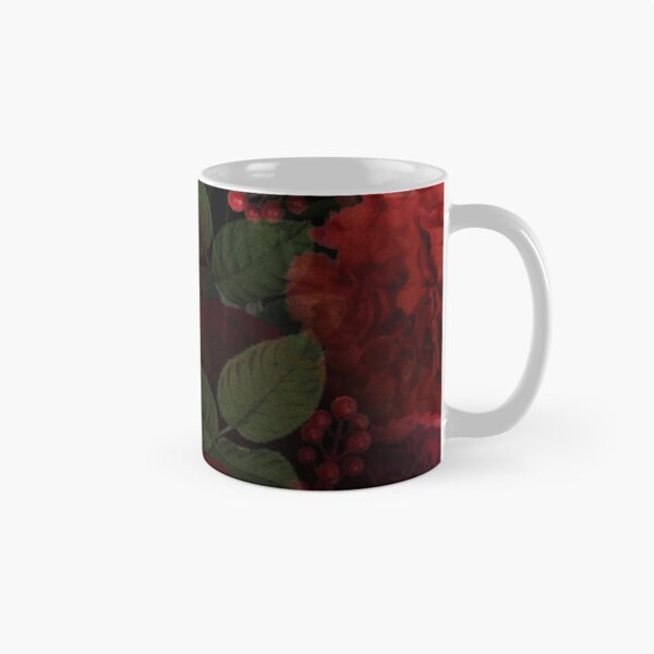 Item preview, Vintage And Shabby-Chic Roses In Red And Black Midnight Botanical Rose Garden Florals designed and sold by IZiets.