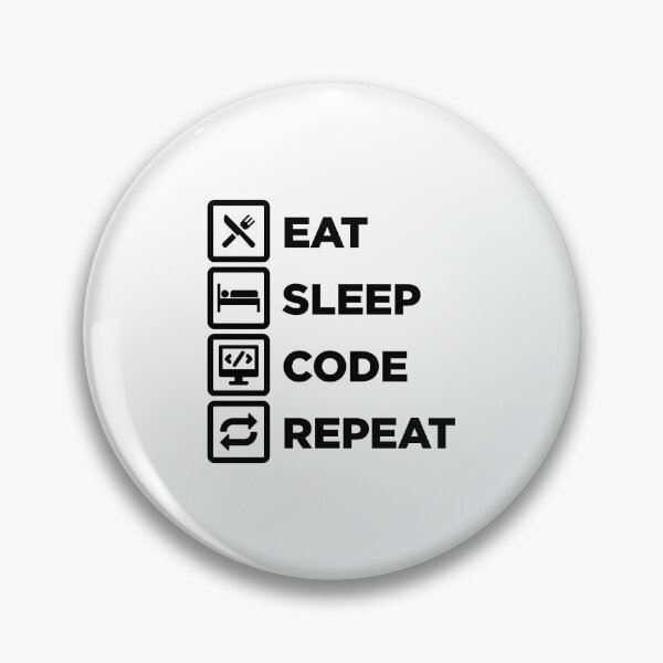 Item preview, Copy of Eat sleep code repeat Design designed and sold by Marcello Cancemi.