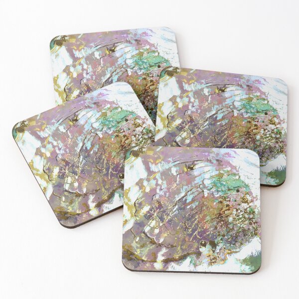 Item preview, Mother of Pearl Abalone Shell Watercolor Illustration designed and sold by AndreaHelmArt.