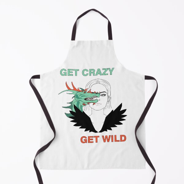 Item preview, Get Crazy Get WILD Woman with black winged dress and dragon  designed and sold by SGS-.