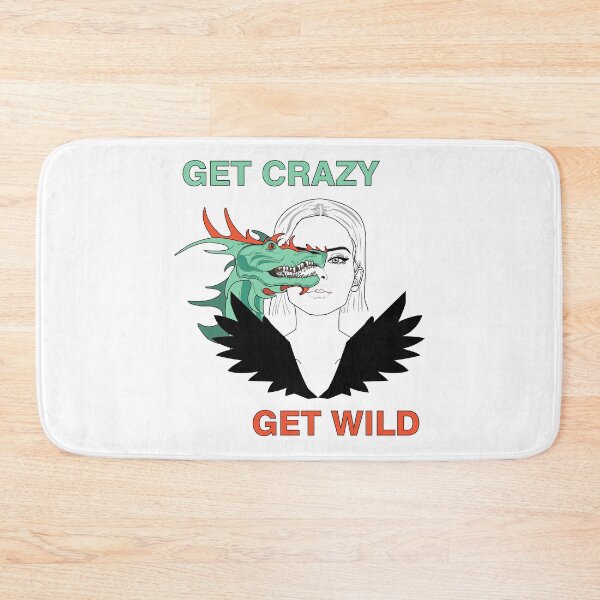 Item preview, Get Crazy Get WILD Woman with black winged dress and dragon  designed and sold by SGS-.