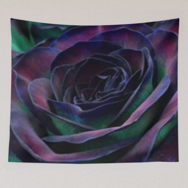 Item preview, Midnight Garden Big Summertime Purple Rose Floral Bloom designed and sold by IZiets.