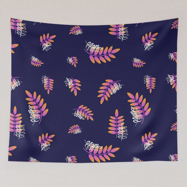 Item preview, Purple Leaves Seamless Pattern designed and sold by wildgica.