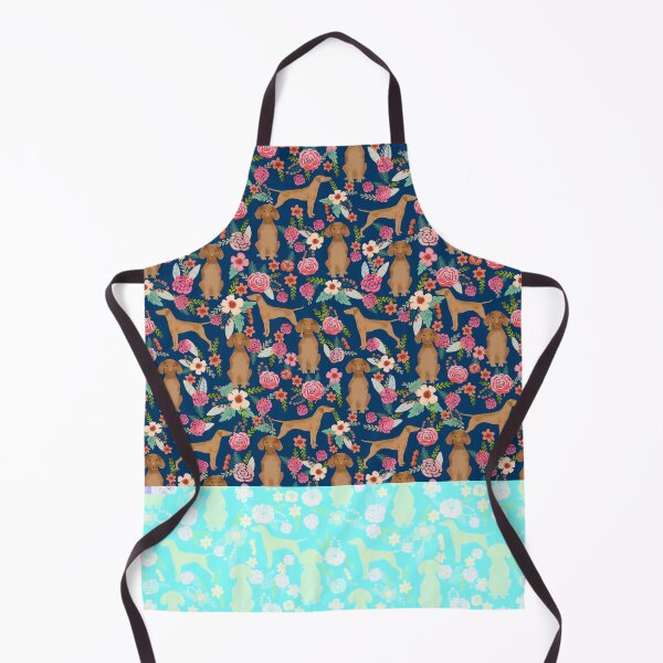 Artikelvorschau, vizsla dog floral - vintage florals, floral pet, cute dog, vizsla  entworfen und verkauft von PetFriendly.