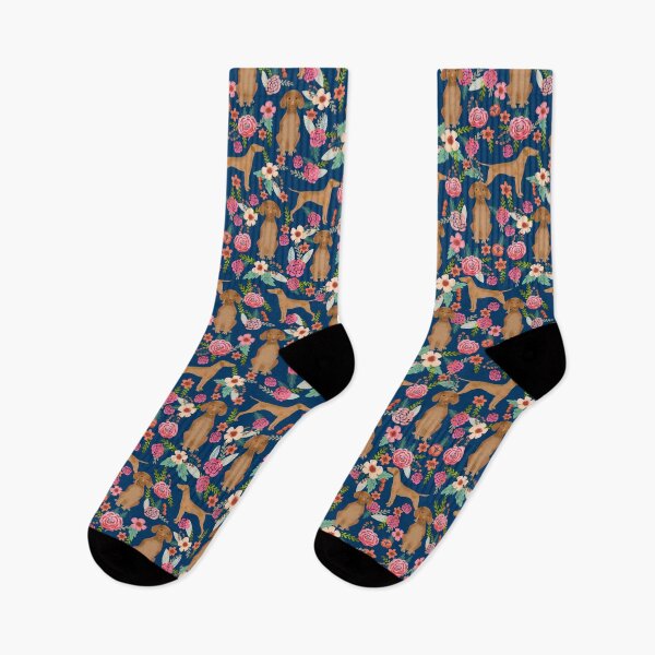 Item preview, vizsla dog floral - vintage florals, floral pet, cute dog, vizsla  designed and sold by PetFriendly.