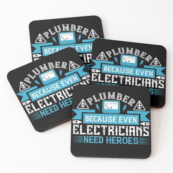 Item preview, Plumber Because Even Electricians Need Heroes designed and sold by GoodVibeDesign.
