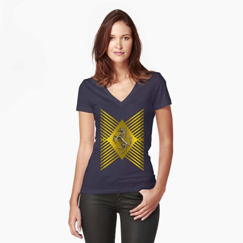 Item preview, Fitted V-Neck T-Shirt designed and sold by Vk91art.