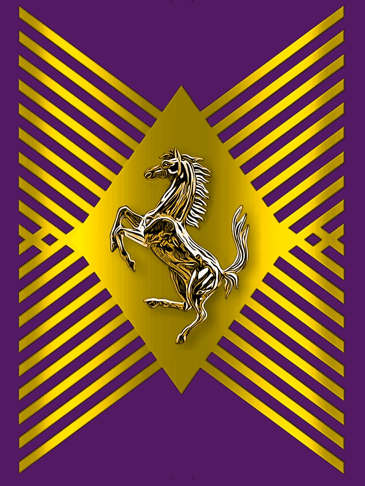 Thumbnail 7 of 7, Classic T-Shirt, Golden Prancing Horse designed and sold by Vk91art.