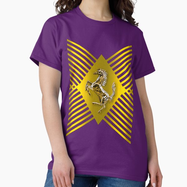 Golden Prancing Horse Classic T-Shirt
