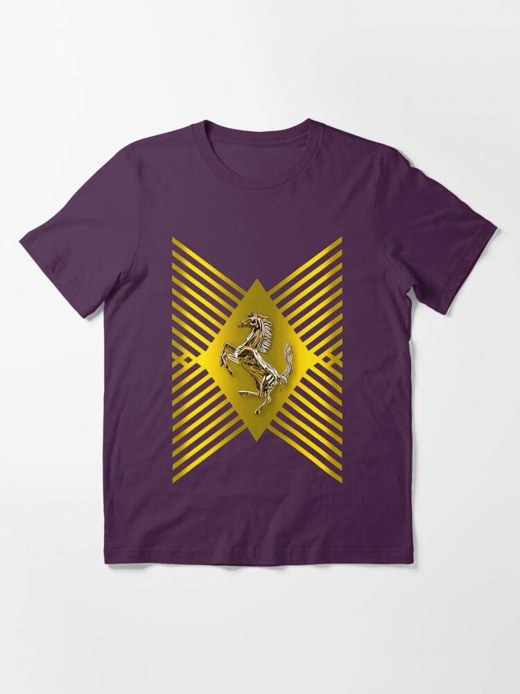 Alternate view of Golden Prancing Horse Essential T-Shirt
