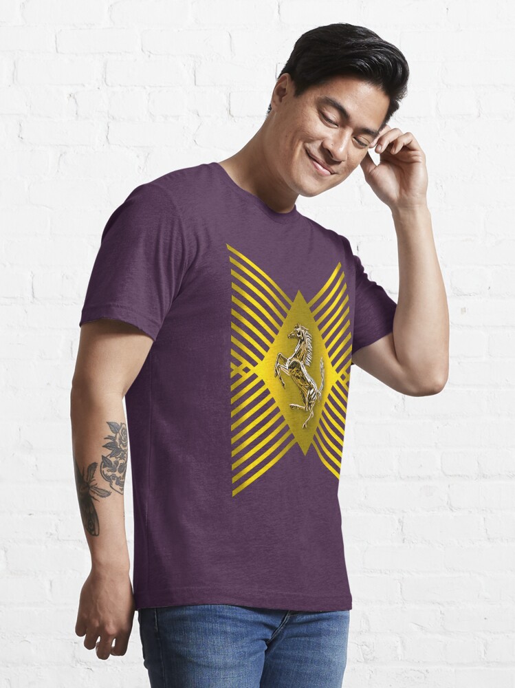 Alternate view of Golden Prancing Horse Essential T-Shirt