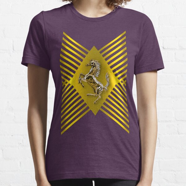 Golden Prancing Horse Essential T-Shirt
