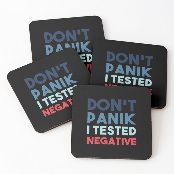 Item preview, Don't Panik, I Tested Negative Face Mask, Face Mask Washable - Funny Face Mask Adult - Protection Face Mask - Reusable Face Mask Gift For Adult designed and sold by Vikingstorm.