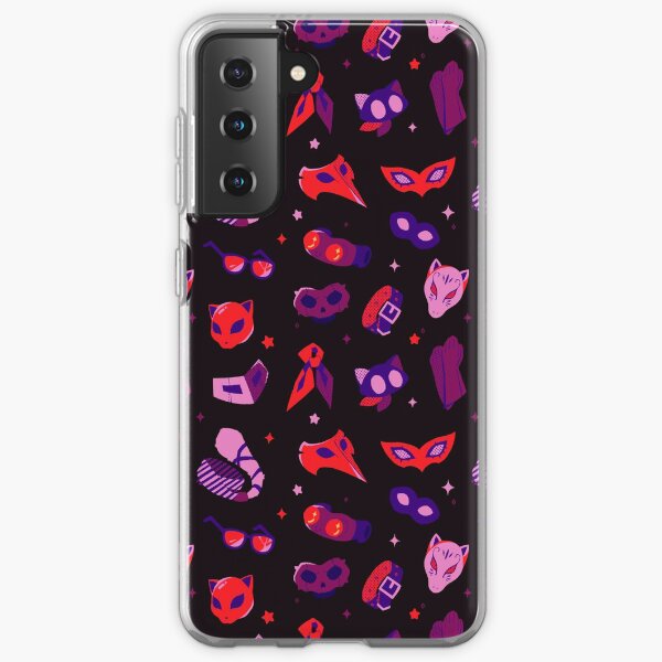 Persona 5: You'll never see us coming pattern Samsung Galaxy Soft Case