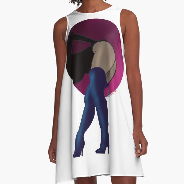 Purple Love A-Line Dress