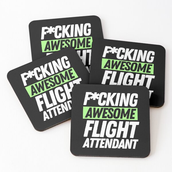 Item preview, F*cking Awesome Flight Attendant designed and sold by bifkee19.