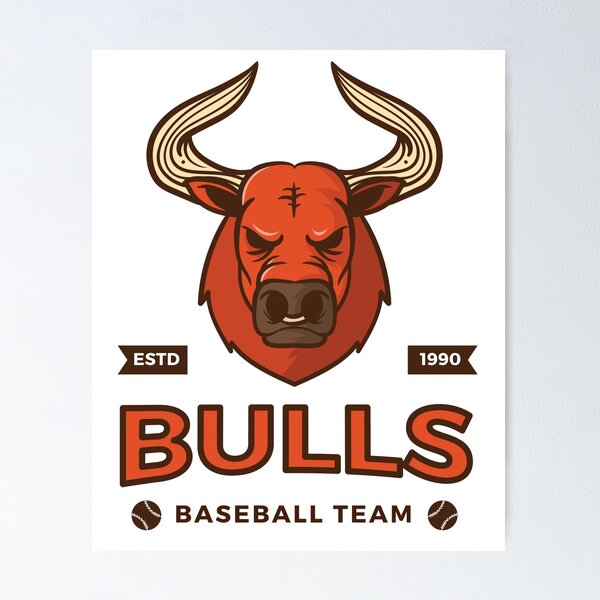 Item preview, Bulls Baseball Team designed and sold by Neonyx2020.
