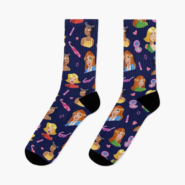 Item preview, Totally Spies Group Illustration Pattern (Blue) designed and sold by beckyjenksart.