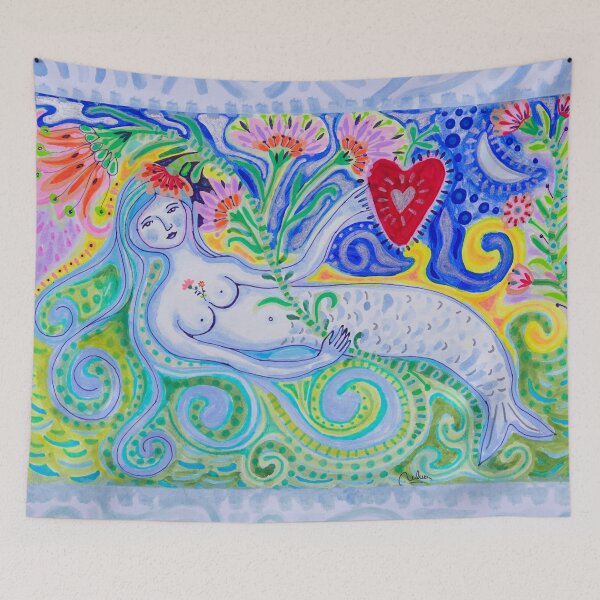 Item preview, Mermaid designed and sold by Nelma Guimarães.