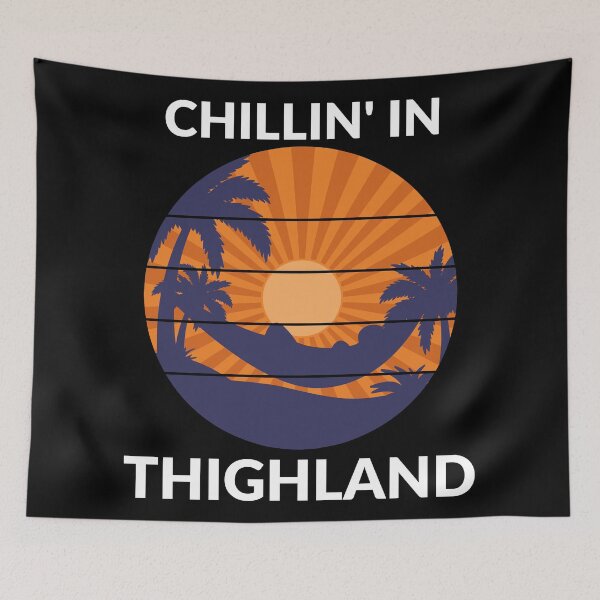 Item preview, Retro Beach Chillin In Thighland designed and sold by ojdart.