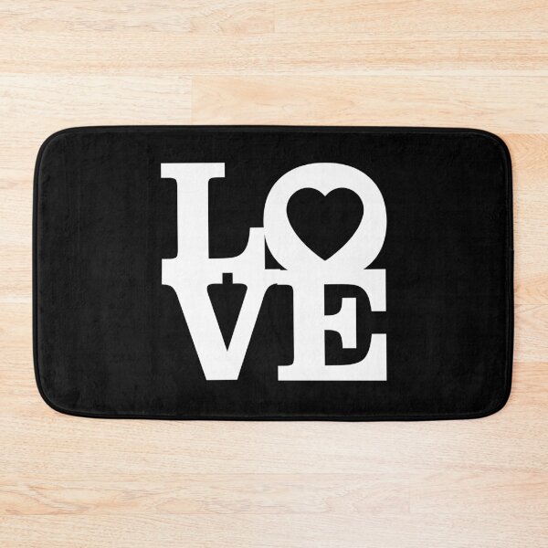 Item preview, Love letters with a heart in O white designed and sold by Two Left Hands Design.
