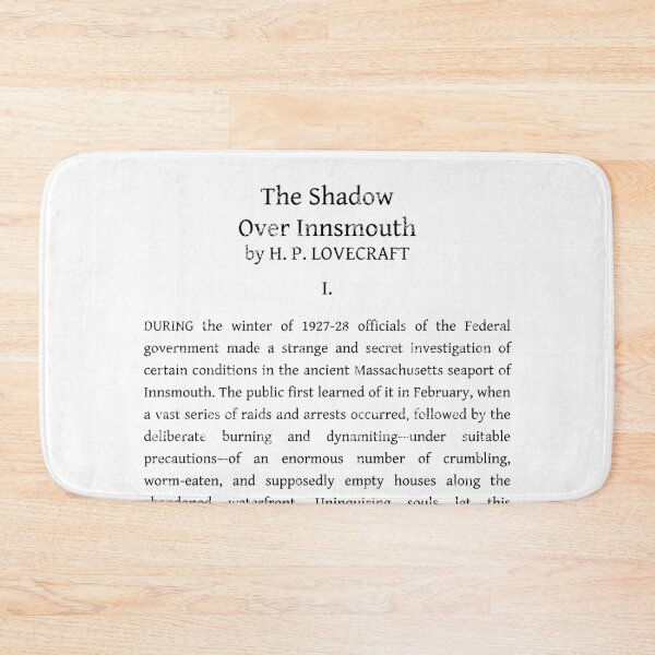 Item preview, SHADOW OVER INNSMOUTH EXCERPT designed and sold by Madjack Tees Kiwi SuperStore.