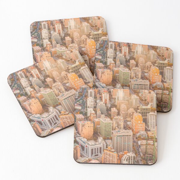 Item preview, Santiago de Chile Cityscape Aerial View designed and sold by DFLC Prints.