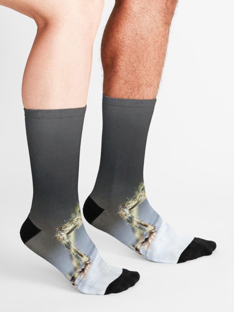 Alternate view of Grasshopper Face Socks