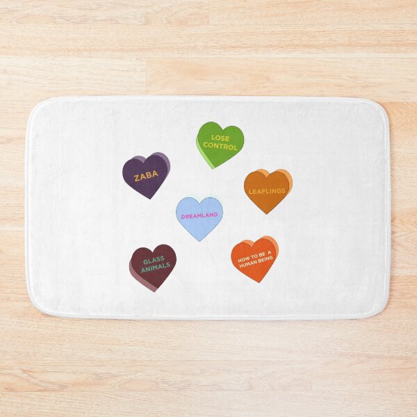 Item preview, Glass Animals Candy Hearts designed and sold by Bieleckia.
