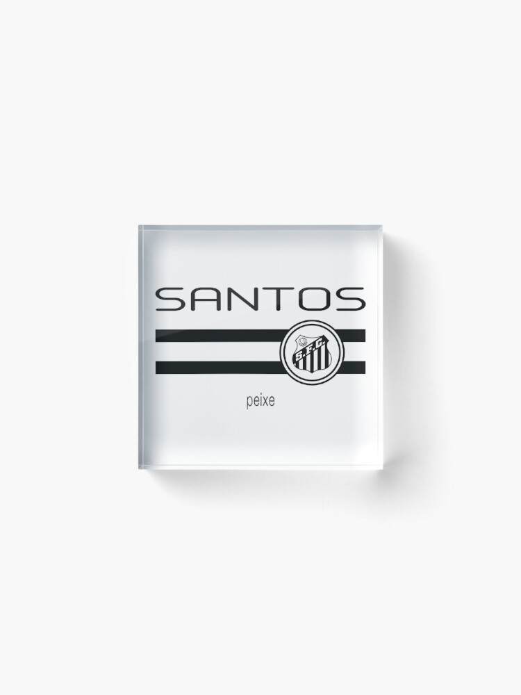 Alternate view of Serie A - Santos (Home White) Acrylic Block