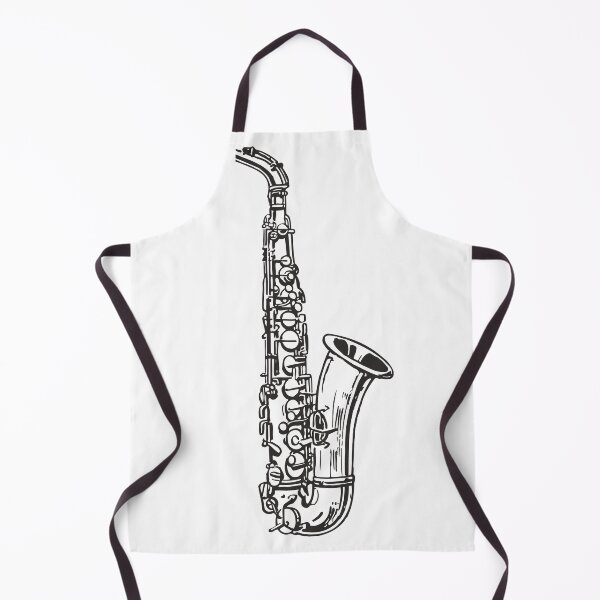 Item preview, saxophone sketch tshirt designed and sold by Douj.