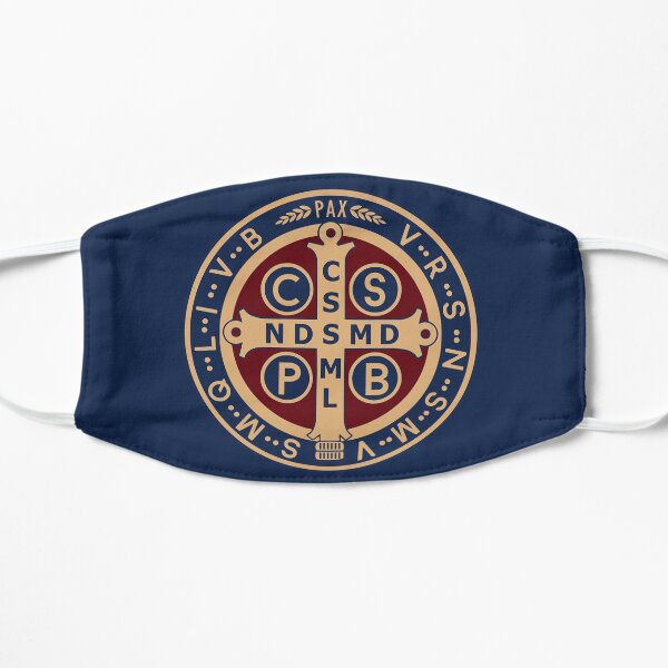Saint Benedict Medal Flat Mask