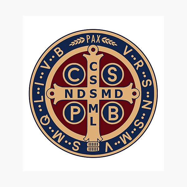 Saint Benedict Medal Photographic Print