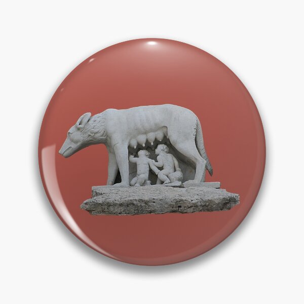 Item preview, Escultura de mármol del mito del símbolo de Roma del lobo capitolino  designed and sold by worldways.