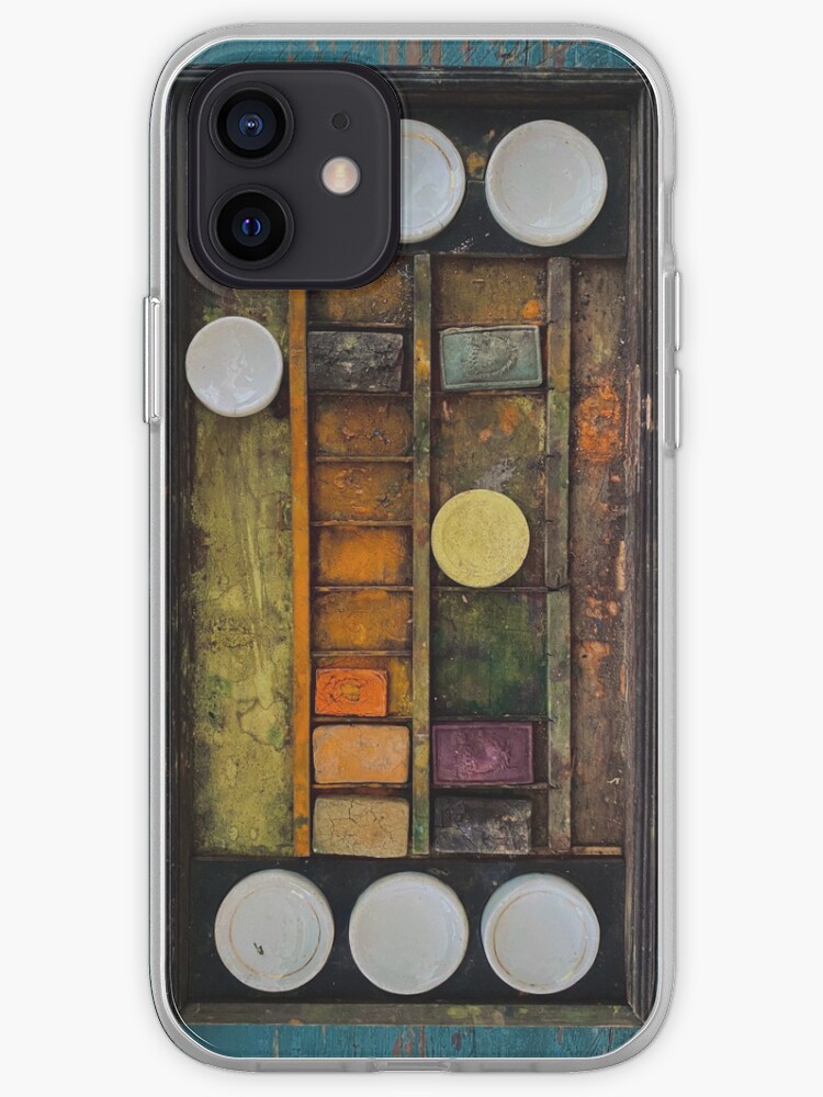 Thumbnail 1 of 5, iPhone Case, Antique Watercolour Set designed and sold by QandQs.