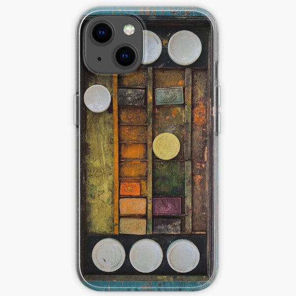 Antique Watercolour Set iPhone Soft Case