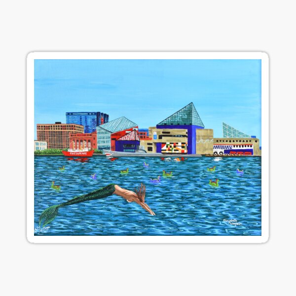 Item preview, Inner Harbor Mermaid designed and sold by Elizabeth Weglein.