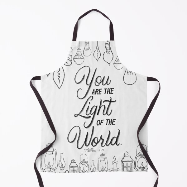 Item preview, You are the light of the world. Matthew 5:14 - Bible Verse White Background designed and sold by GraphicsbyNel.