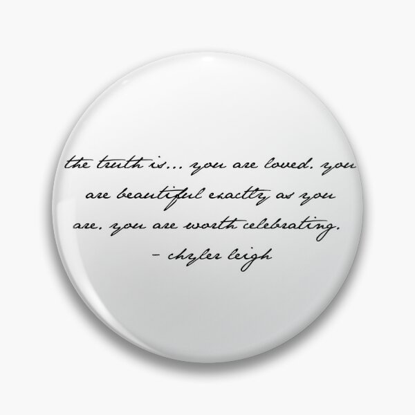 Item preview, Chyler Leigh Quote designed and sold by dom e..