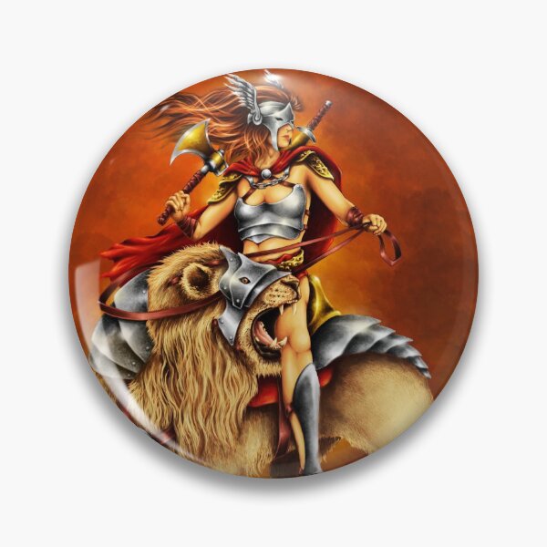 Item preview, Lion Princess Warrior designed and sold by Patricia Howitt.