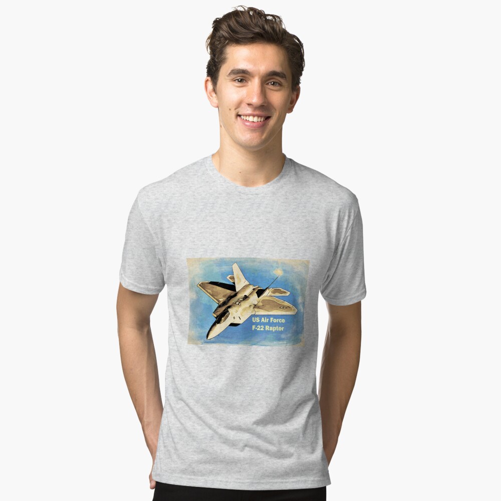 US Air Force F-22 Raptor Manga T-Shirt Sticker for Sale by nhk999